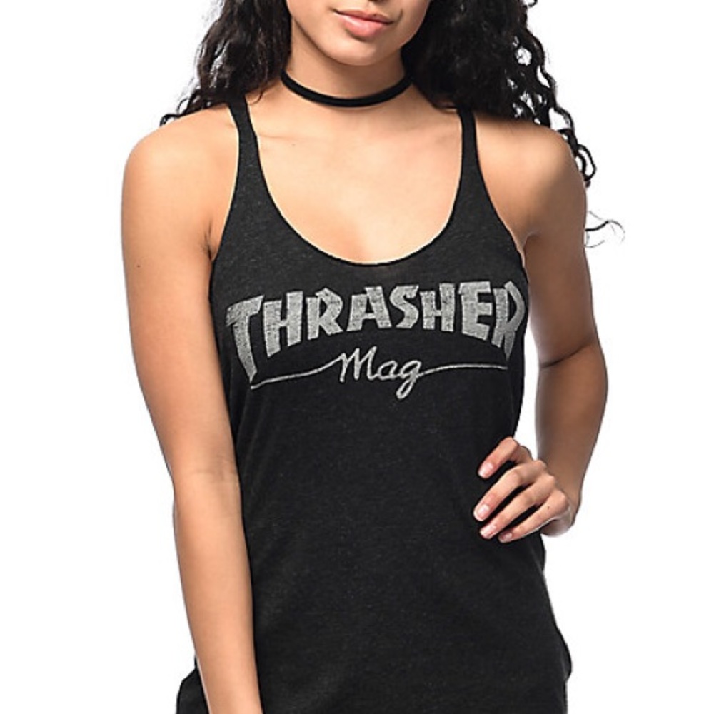 ❌SOLD❌ Thrasher Mag Racer Back Tank Top Size Small